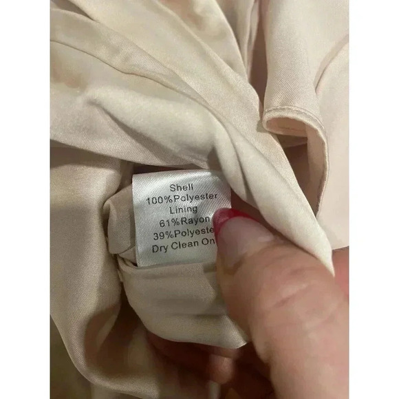 New Rachel Parcell Pink Sequin Tulle Embroidered Short Sleeve Dress Size 8 - Picture 10 of 13